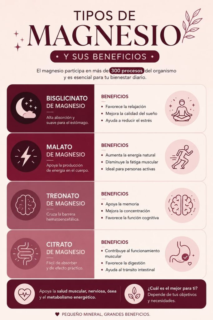 Glicinato o citrato de magnesio: ¿cuál elegir? Glicinato o citrato de magnesio